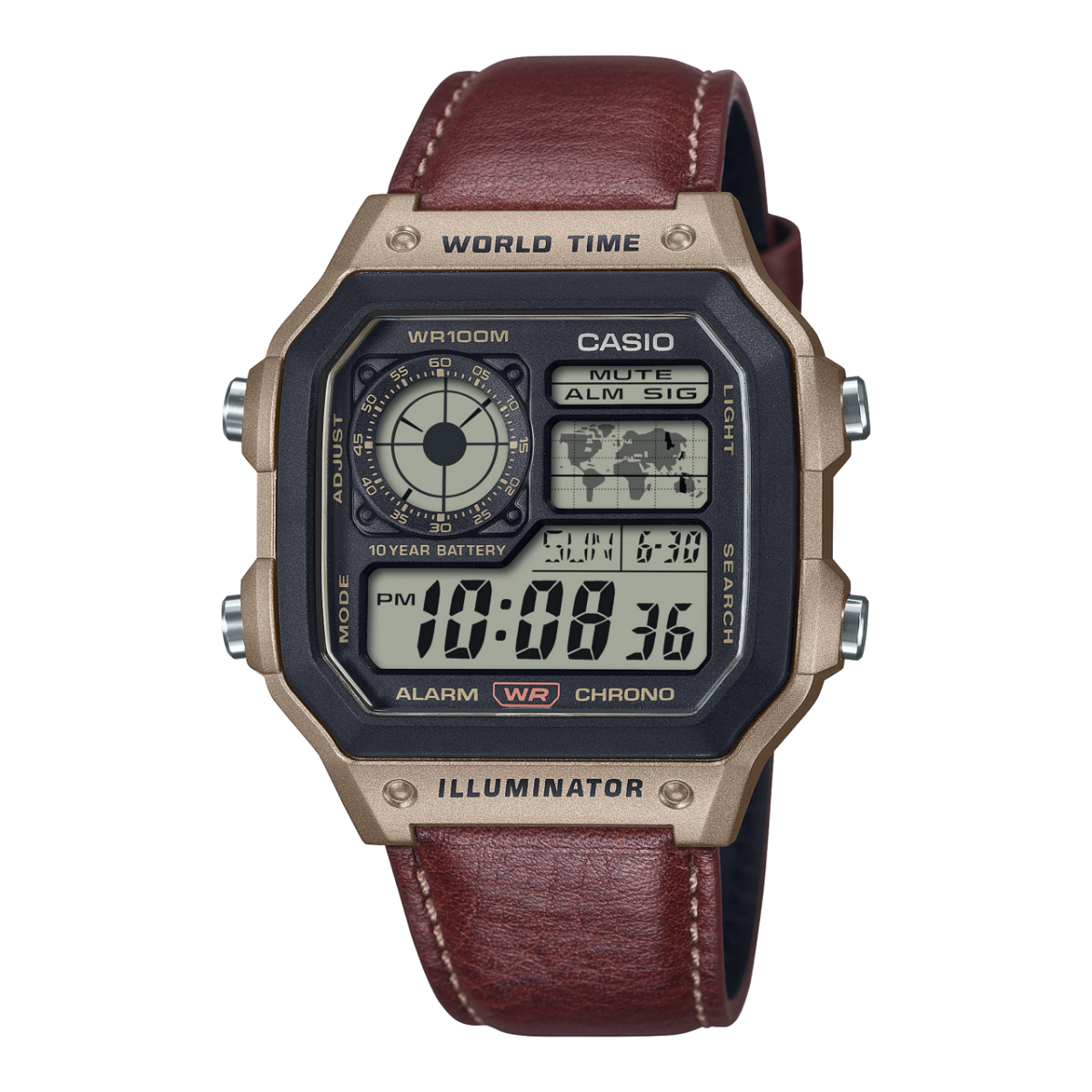Casio Worldtime AE-1200WH (Best Quality)