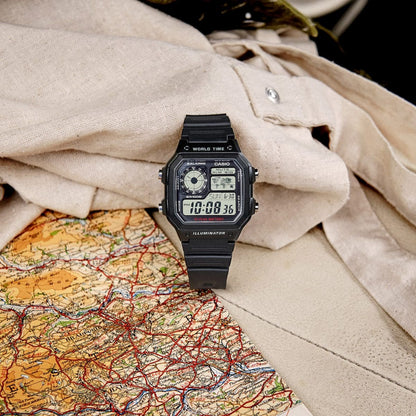 Casio Worldtime AE-1200WH (Best Quality)