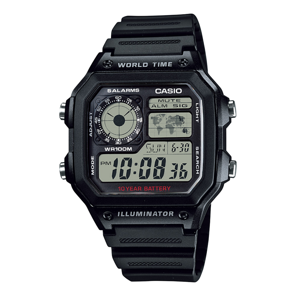 Casio Worldtime AE-1200WH (Best Quality)