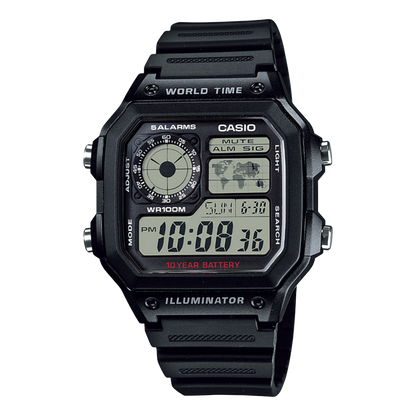 Casio Worldtime AE-1200WH (Best Quality)