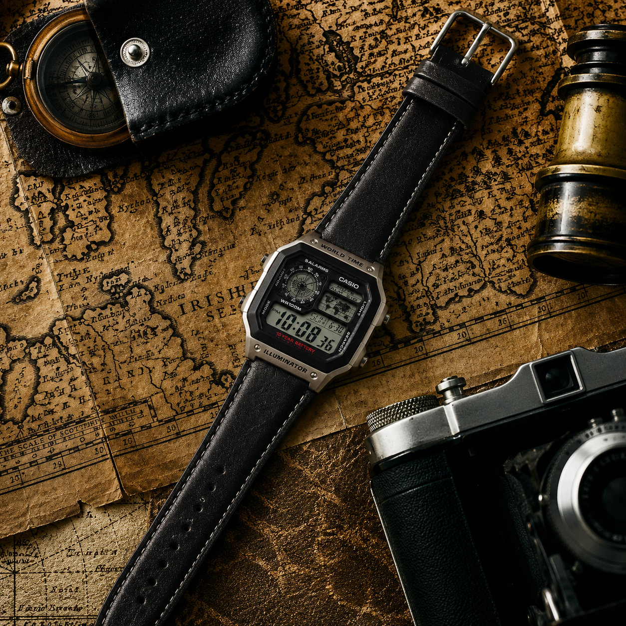 Casio Worldtime AE-1200WH (Best Quality)